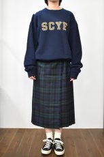 画像9: 【For WOMEN】O'NEIL OF DUBLIN (オニールオブダブリン) Worsted Wool-Tartan Middle Kilt Skirt [BLACK WATCH] (9)