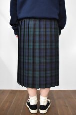 画像8: 【For WOMEN】O'NEIL OF DUBLIN (オニールオブダブリン) Worsted Wool-Tartan Middle Kilt Skirt [BLACK WATCH] (8)