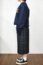 画像10: 【For WOMEN】O'NEIL OF DUBLIN (オニールオブダブリン) Worsted Wool-Tartan Middle Kilt Skirt [BLACK WATCH] (10)