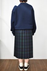 画像11: 【For WOMEN】O'NEIL OF DUBLIN (オニールオブダブリン) Worsted Wool-Tartan Middle Kilt Skirt [BLACK WATCH] (11)