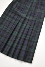 画像5: 【For WOMEN】O'NEIL OF DUBLIN (オニールオブダブリン) Worsted Wool-Tartan Middle Kilt Skirt [BLACK WATCH] (5)