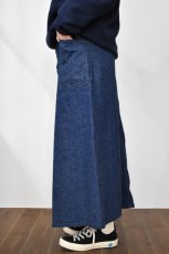 画像11: 【For WOMEN】orslow (オアスロウ) US NAVY SIDE SEAMLESS DENIM LONG SKIRT [ONE WASH] (11)