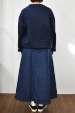 画像15: 【For WOMEN】orslow (オアスロウ) US NAVY SIDE SEAMLESS DENIM LONG SKIRT [ONE WASH] (15)