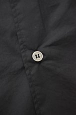 画像6: FLISTFIA (フリストフィア) Over Sized Band Collar Shirts [MODERN BLACK] (6)