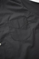 画像5: FLISTFIA (フリストフィア) Over Sized Band Collar Shirts [MODERN BLACK] (5)