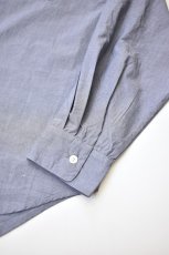 画像7: 【SALE!】FLISTFIA (フリストフィア) Over Sized Band Collar Shirts [CHAMBRAY] (7)
