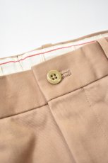 画像5: 【SALE!】SCYE BASICS (サイベーシックス) San Joaquin Cotton Tapered Pleated Trousers [BEIGE] (5)