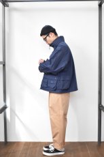 画像17: SCYE BASICS (サイベーシックス) San Joaquin Cotton Tapered Pleated Trousers [BEIGE] (17)