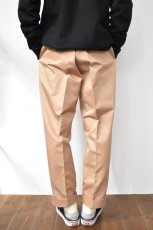 画像14: 【SALE!】SCYE BASICS (サイベーシックス) San Joaquin Cotton Tapered Pleated Trousers [BEIGE] (14)