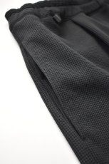 画像5: 【SALE!】AXESQUIN -modified- (アクシーズクインモディファイド) QD ECO WAFFLE RELAXING PANTS [BLACK] (5)