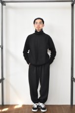 画像14: AXESQUIN -modified- (アクシーズクインモディファイド) QD ECO WAFFLE RELAXING PANTS [BLACK] (14)