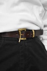 画像8: Martin Faizey (マーティンフェイジー) 1.25 inch Quick Release Belt [A.NUT/BRASS] (8)