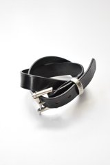 JABEZ CLIFF (ジャベツクリフ) Stirrup Leather Belt [CHESTNUT]