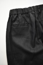 画像9: FLISTFIA (フリストフィア) Tuck Wide Trousers [BLACK] (9)