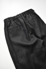画像8: FLISTFIA (フリストフィア) Tuck Wide Trousers [BLACK] (8)