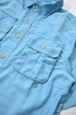 画像6: GUIDE'S CHOICE (ガイドチョイス) PACA Fishing Shirts Short Sleeve [COLUMBIA BLUE] (6)