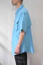 画像14: GUIDE'S CHOICE (ガイドチョイス) PACA Fishing Shirts Short Sleeve [COLUMBIA BLUE] (14)