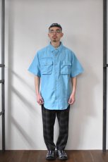 画像16: 【SALE!】GUIDE'S CHOICE (ガイドチョイス) PACA Fishing Shirts Short Sleeve [COLUMBIA BLUE] (16)