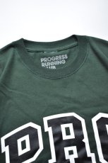 画像3: 【SALE!】Progress Running Club (プログレスランニングクラブ) TRIPLE-ARCH S/SLV Tee [DK.GREEN] (3)
