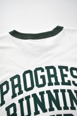 画像10: Progress Running Club (プログレスランニングクラブ) QUADRUPLE S/SLV RINGER Tee [WHITE/DK.GREEN] (10)