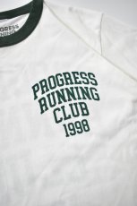 画像6: Progress Running Club (プログレスランニングクラブ) QUADRUPLE S/SLV RINGER Tee [WHITE/DK.GREEN] (6)