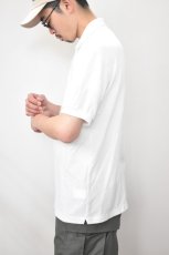 画像12: SCYE BASICS (サイベーシックス) Cotton Pique Polo Shirt [OFF WHITE] (12)
