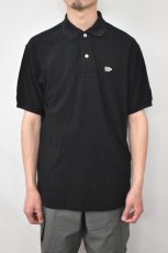 画像11: SCYE BASICS (サイベーシックス) Cotton Pique Polo Shirt [BLACK] (11)