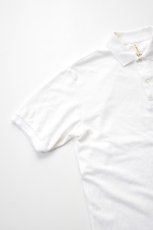 画像5: SCYE BASICS (サイベーシックス) Cotton Pique Polo Shirt [OFF WHITE] (5)