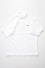 画像2: SCYE BASICS (サイベーシックス) Cotton Pique Polo Shirt [OFF WHITE] (2)