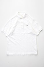 画像2: 【SALE!】SCYE BASICS (サイベーシックス) Cotton Pique Polo Shirt [OFF WHITE] (2)