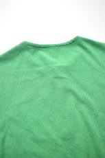画像9: SCYE BASICS (サイベーシックス) Cotton Pique Henley Neck Shirt [GREEN] (9)