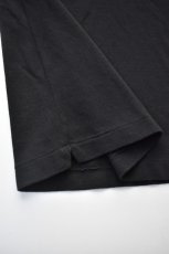 画像8: SCYE BASICS (サイベーシックス) Cotton Pique Polo Shirt [BLACK] (8)