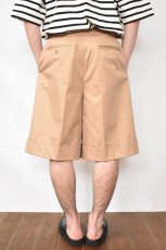 画像15: SCYE BASICS (サイベーシックス) San Joaquin Cotton Shorts [BEIGE] (15)
