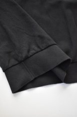 画像8: SCYE BASICS (サイベーシックス) Cotton Pique Henley Neck Shirt [BLACK] (8)