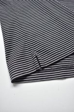 画像15: handvaerk (ハンドバーク) 60/2 S/S BIG T-SHIRT [BLACK/WHITE] (15)