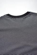 画像16: handvaerk (ハンドバーク) 60/2 S/S BIG T-SHIRT [BLACK/WHITE] (16)