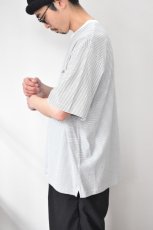 画像12: handvaerk (ハンドバーク) 60/2 S/S BIG T-SHIRT [WHITE/BLACK] (12)