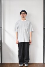 画像14: handvaerk (ハンドバーク) 60/2 S/S BIG T-SHIRT [WHITE/BLACK] (14)