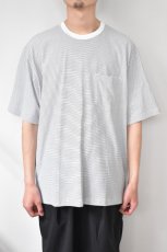 画像11: 【SALE!】handvaerk (ハンドバーク) 60/2 S/S BIG T-SHIRT [WHITE/BLACK] (11)