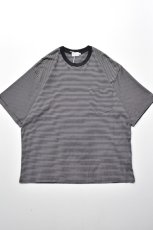 画像2: handvaerk (ハンドバーク) 60/2 S/S BIG T-SHIRT [BLACK/WHITE] (2)
