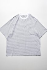 画像2: 【SALE!】handvaerk (ハンドバーク) 60/2 S/S BIG T-SHIRT [WHITE/BLACK] (2)