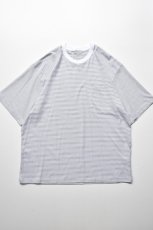 画像2: handvaerk (ハンドバーク) 60/2 S/S BIG T-SHIRT [WHITE/BLACK] (2)