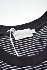 画像11: handvaerk (ハンドバーク) 60/2 S/S BIG T-SHIRT [BLACK/WHITE] (11)