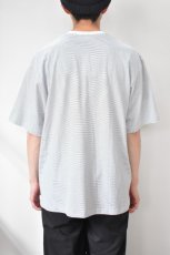 画像13: handvaerk (ハンドバーク) 60/2 S/S BIG T-SHIRT [WHITE/BLACK] (13)