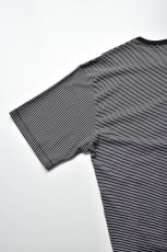 画像17: handvaerk (ハンドバーク) 60/2 S/S BIG T-SHIRT [BLACK/WHITE] (17)
