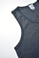 画像4: 【SALE!】WALLA WALLA SPORT (ワラワラスポーツ) THERMAL TANK TOP [BLACK] (4)