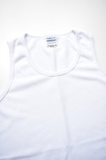 画像2: 【SALE!】WALLA WALLA SPORT (ワラワラスポーツ) THERMAL TANK TOP [WHITE] (2)