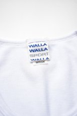 画像3: 【SALE!】WALLA WALLA SPORT (ワラワラスポーツ) THERMAL TANK TOP [WHITE] (3)