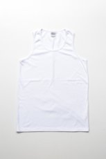 画像1: 【SALE!】WALLA WALLA SPORT (ワラワラスポーツ) THERMAL TANK TOP [WHITE] (1)