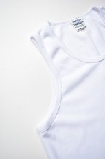 画像4: 【SALE!】WALLA WALLA SPORT (ワラワラスポーツ) THERMAL TANK TOP [WHITE] (4)